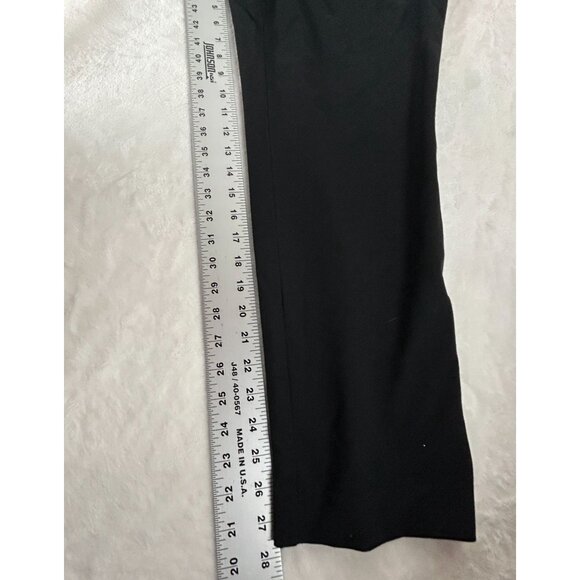 J. Jill Womens Black Slim Leg Ponte Ankle Pants Large Mid-Rise Pull-On Knit - Picture 10 of 10